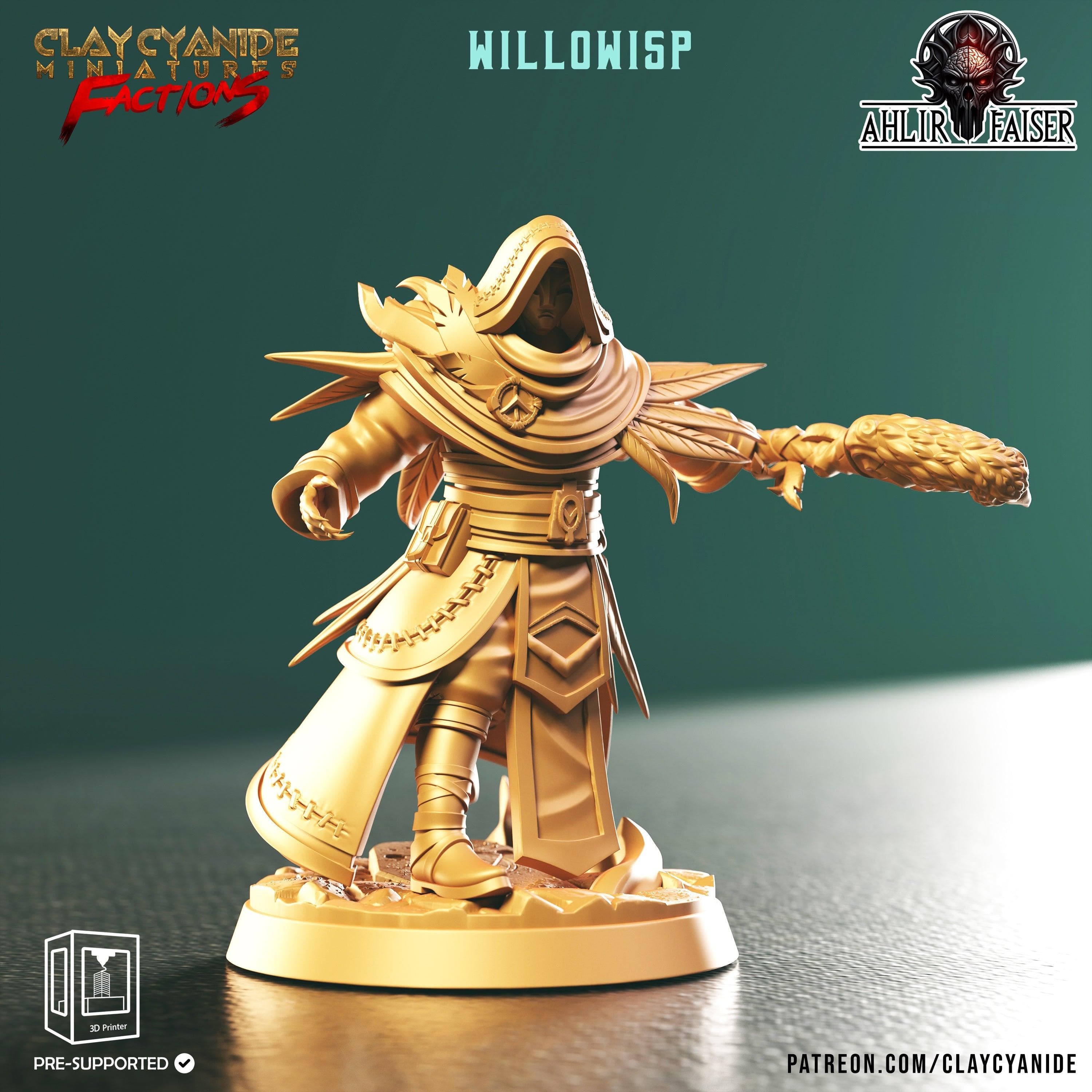 3D Printed Clay Cyanide Ahlir Faiser Factions Ragnarok D&D