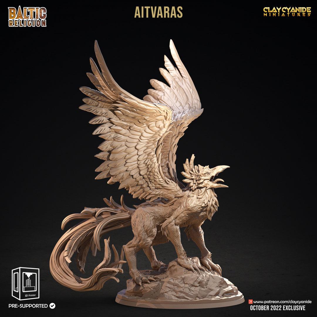 3D Printed Clay Cyanide Aitvaras Baltic Religion 28mm-32mm Ragnarok D&D