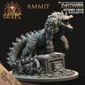 3D Printed Clay Cyanide Ammit Egyptian Mythology 28 32 mm D&D
