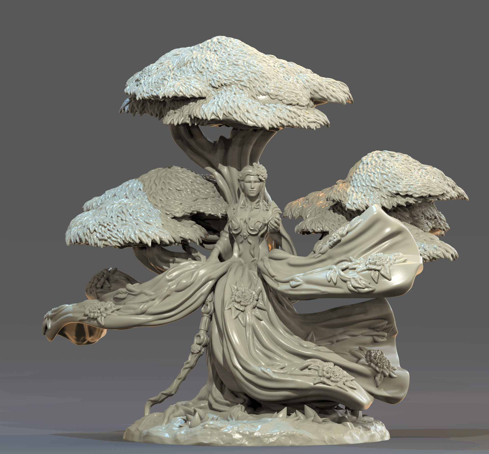 3D Printed Clay Cyanide Artemis Greek Myth Gods and Goddesses Ragnarok D&D