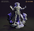 3D Printed Clay Cyanide Artificer 28mm-32mm Ragnarok D&D
