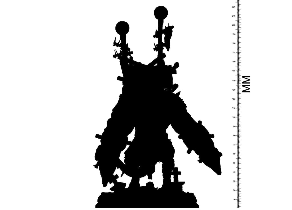 3D Printed Clay Cyanide Bark Jizzmundo 28 32 mm D&D