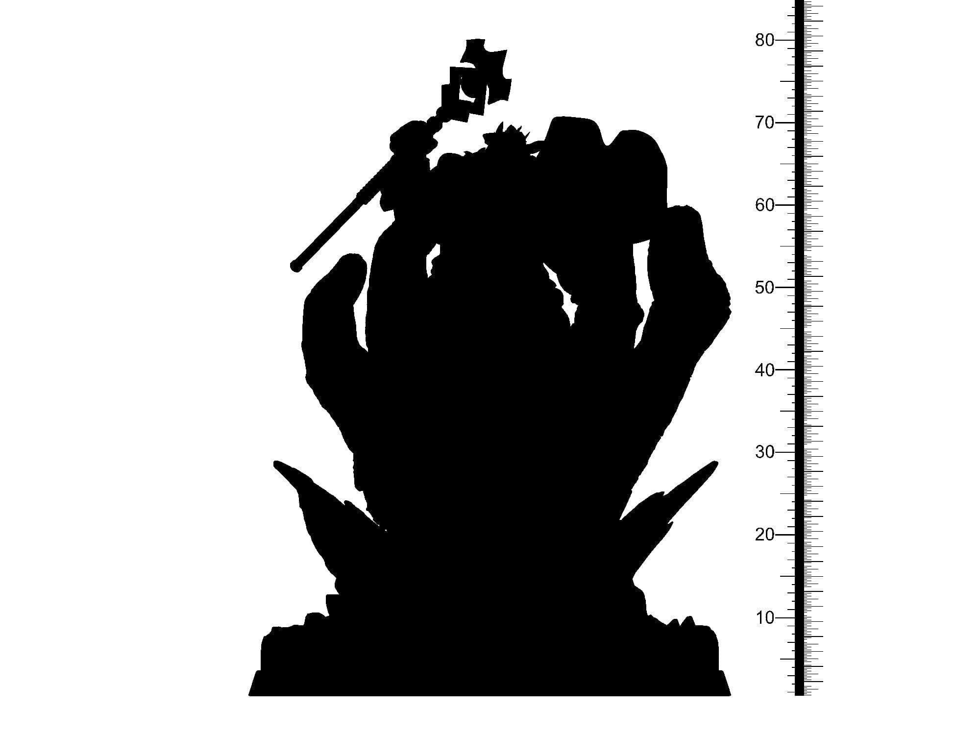 3D Printed Clay Cyanide Battle Borta Factions Tribe Ragnarok D&D