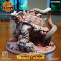 3D Printed Clay Cyanide Black Tortoise Legends and Gods Of China 28 32 mm D&D