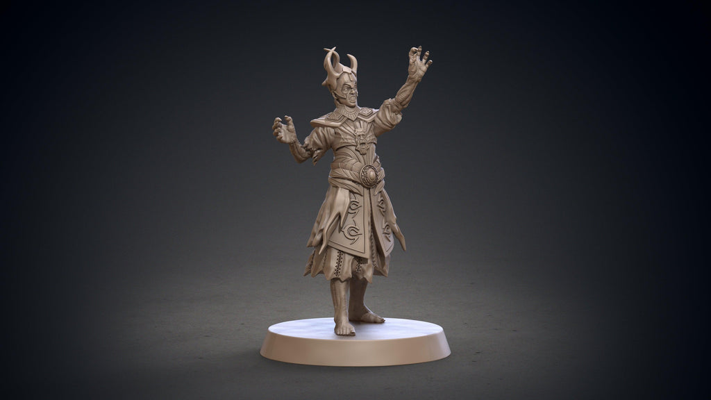 3D Printed Clay Cyanide Blackring Sorcerers Set Hyborean Age 28mm -32mm Ragnarok D&D