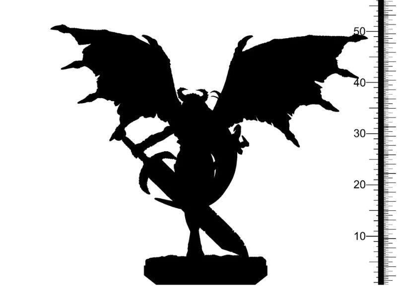 3D Printed Clay Cyanide Castle of Dracula - Succubus 28mm 32mm D&D