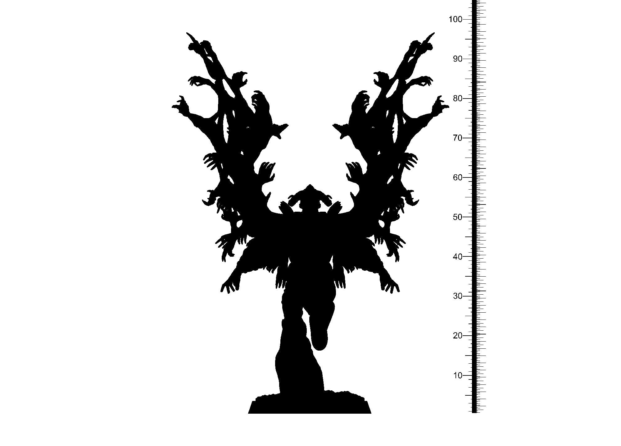 3D Printed Clay Cyanide Cult of Metatron Tribes Factions Ragnarok D&D