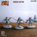 3D Printed Clay Cyanide Cursed Satyrs Wrath of Gods Ragnarok D&D
