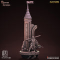 3D Printed Clay Cyanide Dante from Dante's Inferno 28mm-32mm Ragnarok D&D