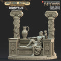 3D Printed Clay Cyanide Dionysus Greek Myth Gods and Goddesses Ragnarok D&D