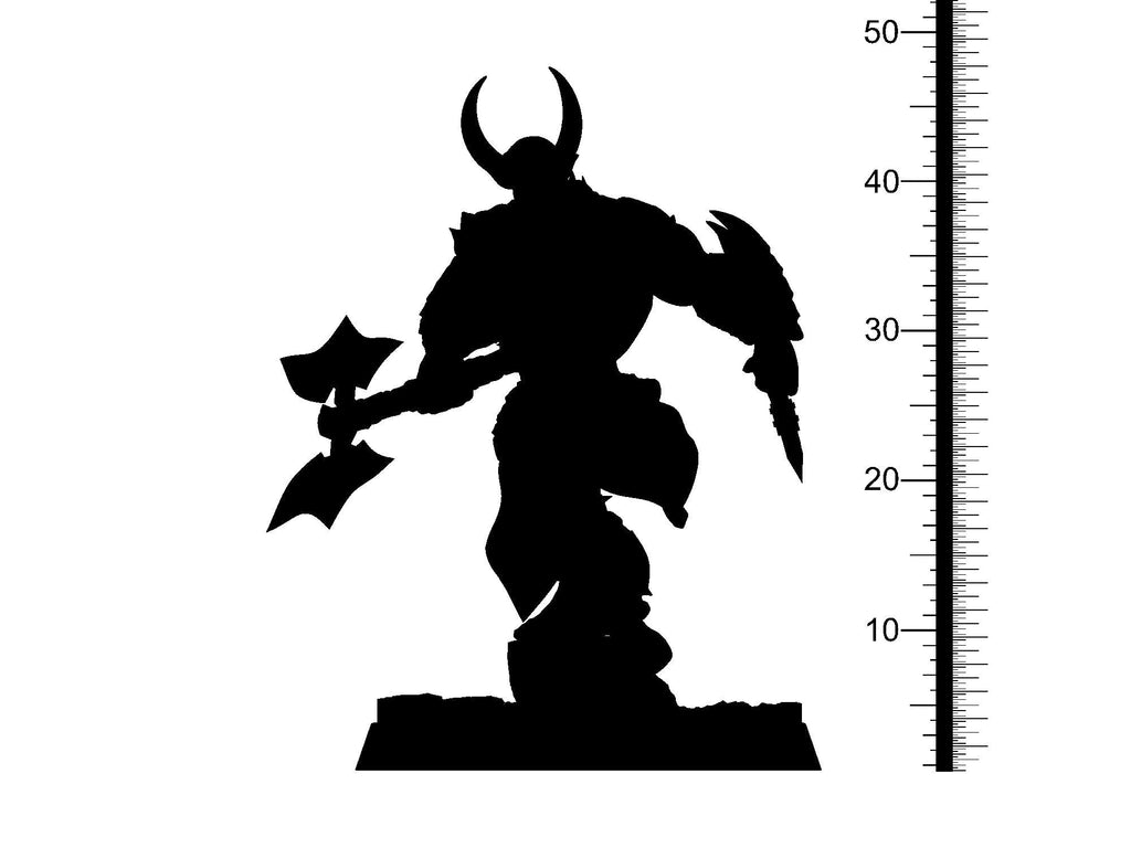 3D Printed Clay Cyanide Dreadblood Maulers Factions 28 32 mm D&D