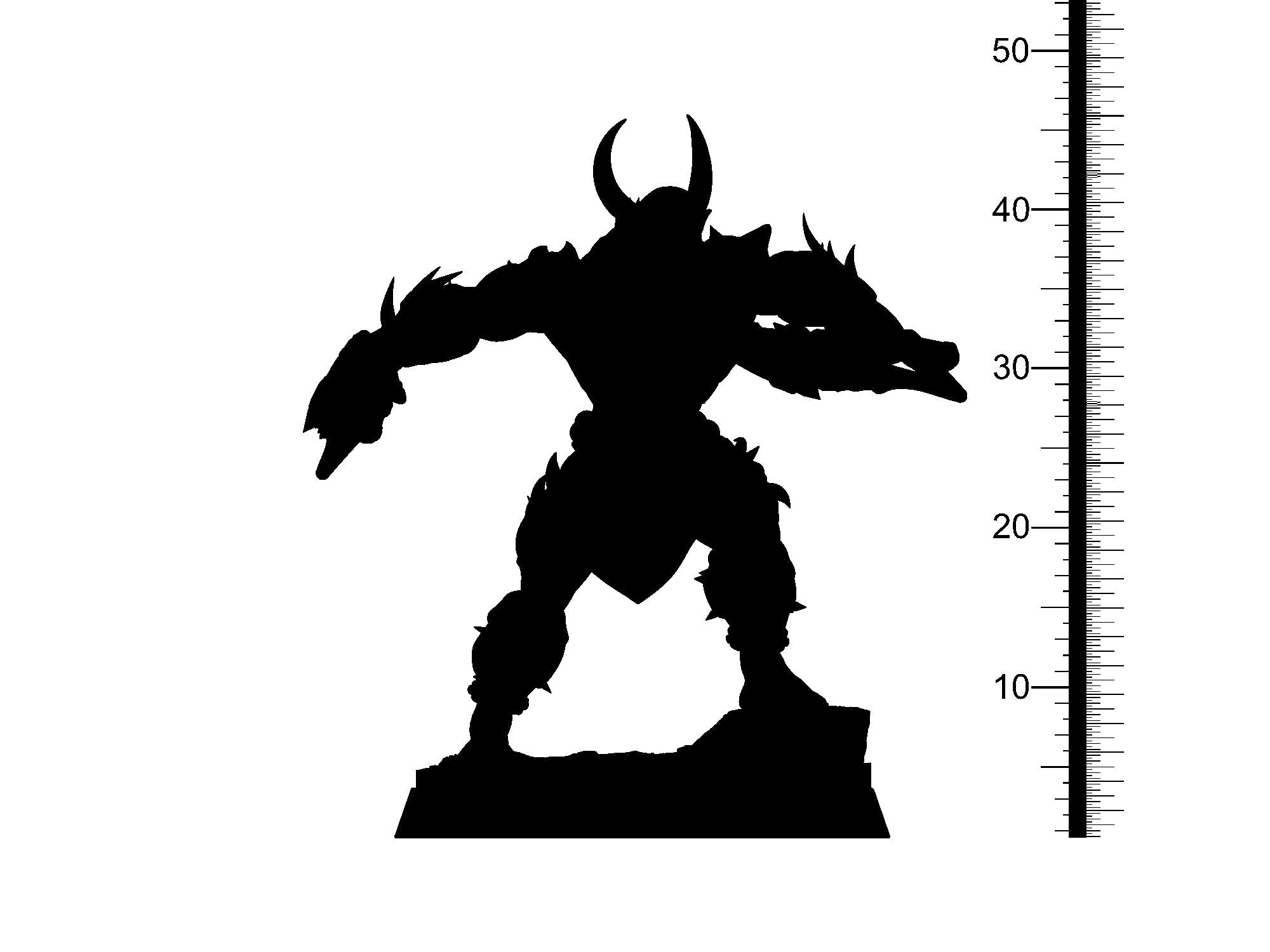 3D Printed Clay Cyanide Dreadblood Maulers Factions 28 32 mm D&D