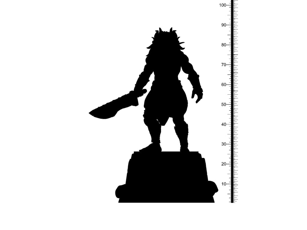 3D Printed Clay Cyanide Epic of Gilgamesh Set Gilgamesh 28 32 mm D&D