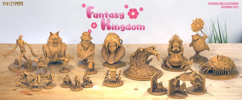 3D Printed Clay Cyanide Fantasy Kingdom - Hae-God 28mm 32mm D&D