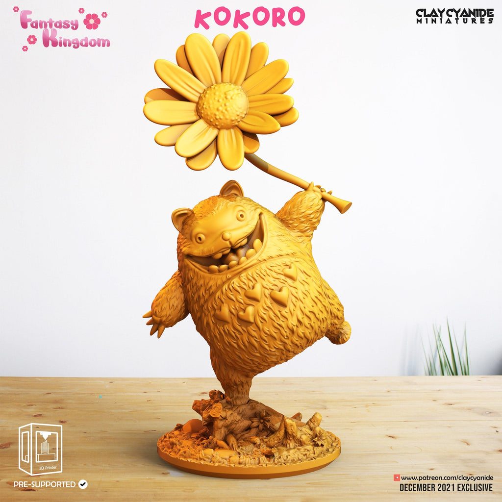 3D Printed Clay Cyanide Fantasy Kingdom - Kokoro 28mm 32mm D&D