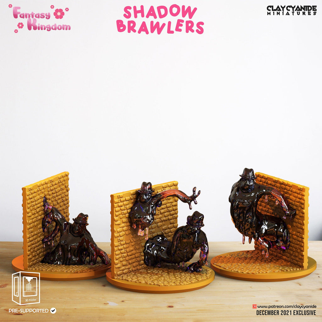 3D Printed Clay Cyanide Fantasy Kingdom - Shadow Brawlers 28mm 32mm D&D