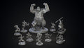 3D Printed Clay Cyanide Feng Zhizi Gorilla Men Tribes Factions Ragnarok D&D