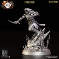 3D Printed Clay Cyanide Fereydun Kingdom of Persia 28 32 mm D&D