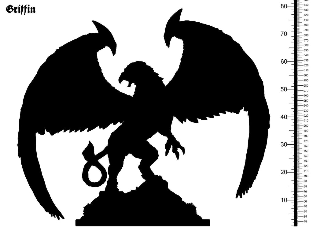 3D Printed Clay Cyanide Griffin The Legend of King Arthur Ragnarok D&D