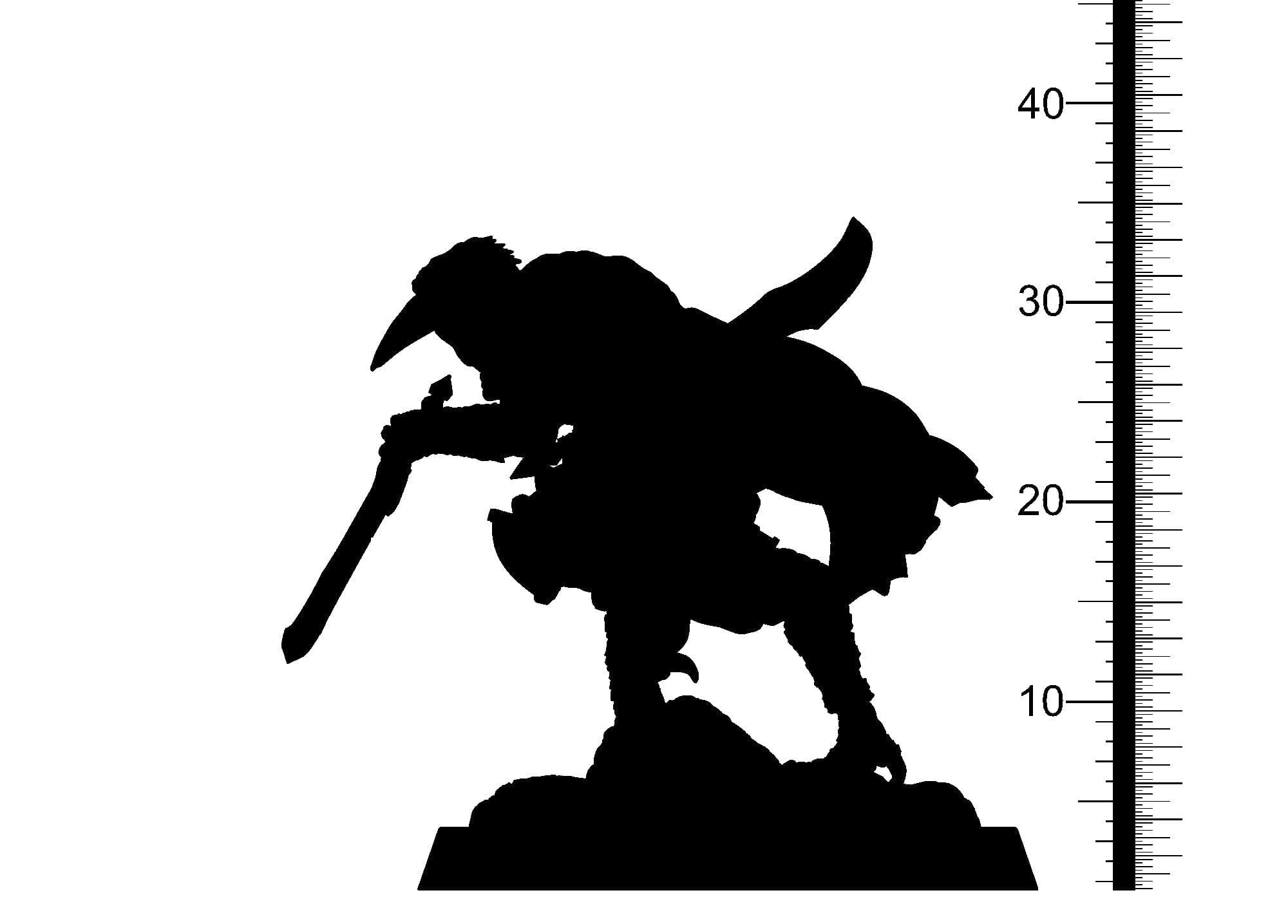 3D Printed Clay Cyanide Grim Flock Factions Tribes Ragnarok D&D