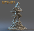3D Printed Clay Cyanide Healer Priest Cleric 28mm-32mm Ragnarok D&D