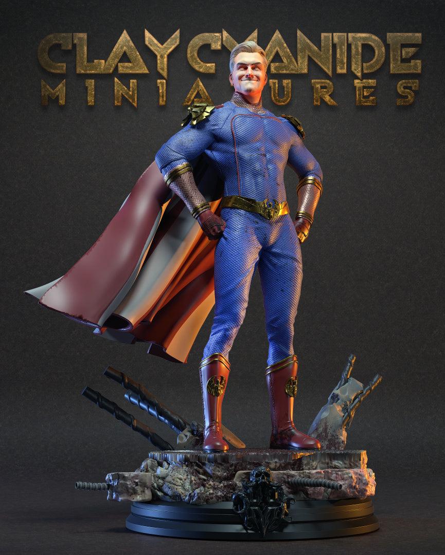 3D Printed Clay Cyanide Homelander The Boys Ragnarok D&D