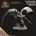 3D Printed Clay Cyanide Horus Egyptian Mythology 28 32 mm D&D