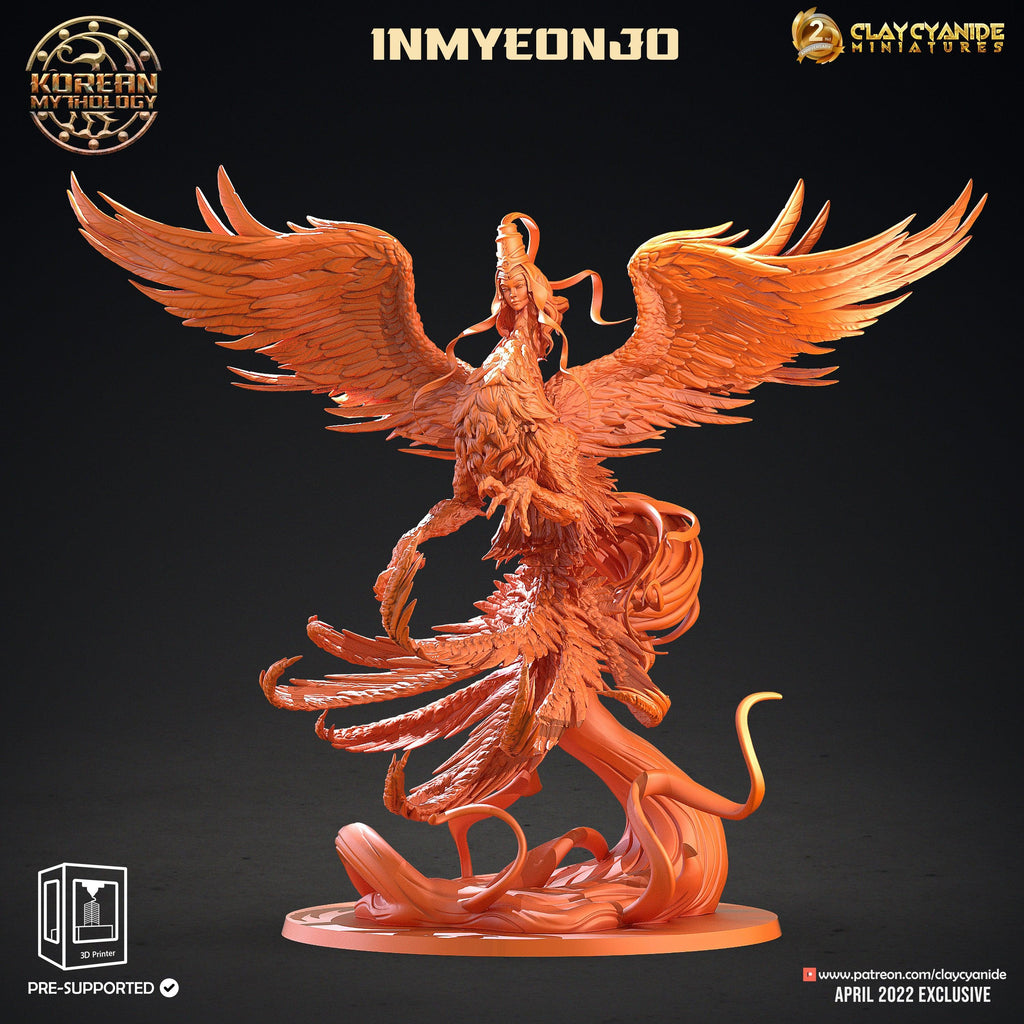 3D Printed Clay Cyanide Inmyeonjo Korean Mythology Ragnarok D&D