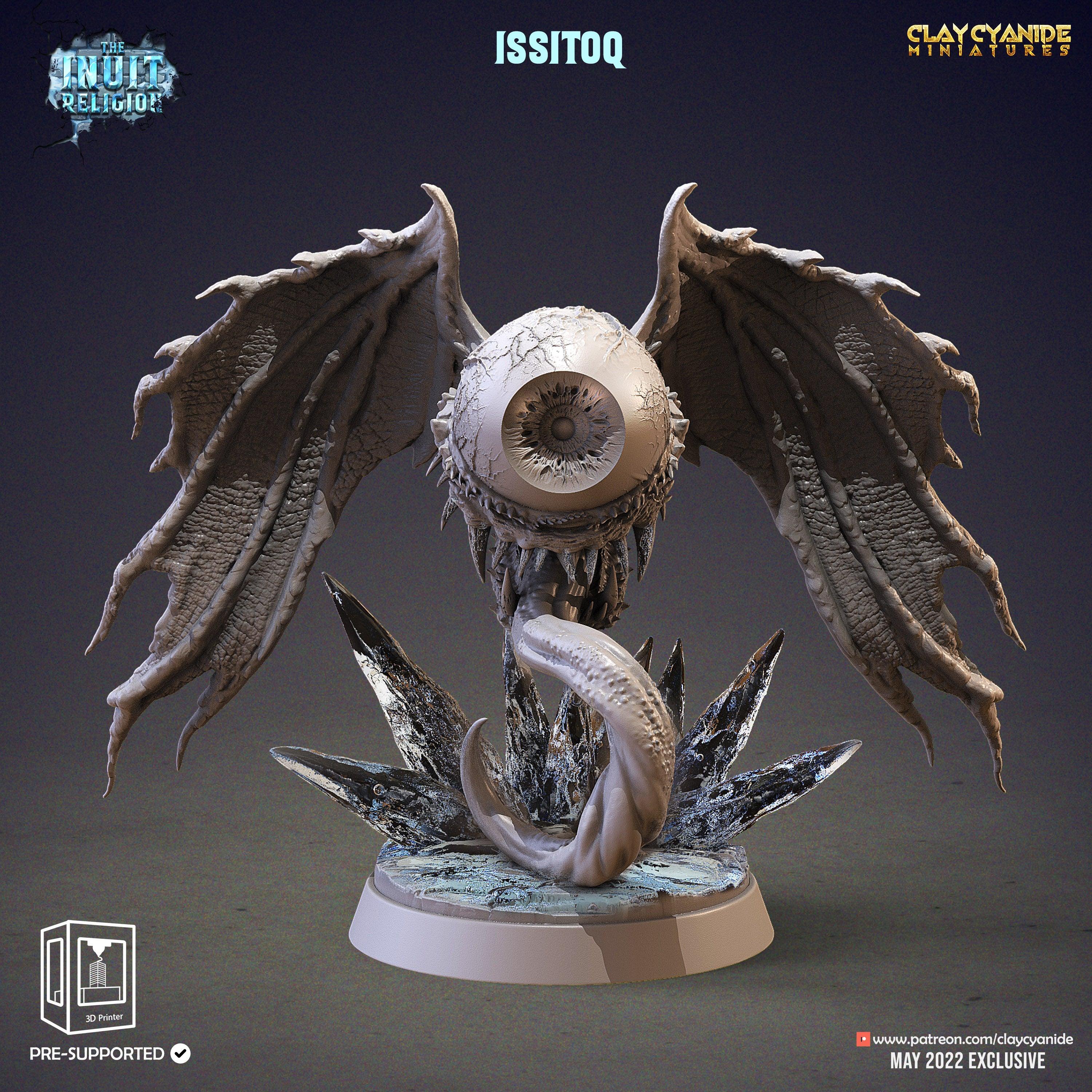3D Printed Clay Cyanide Issitoq Inuit Religion Ragnarok D&D
