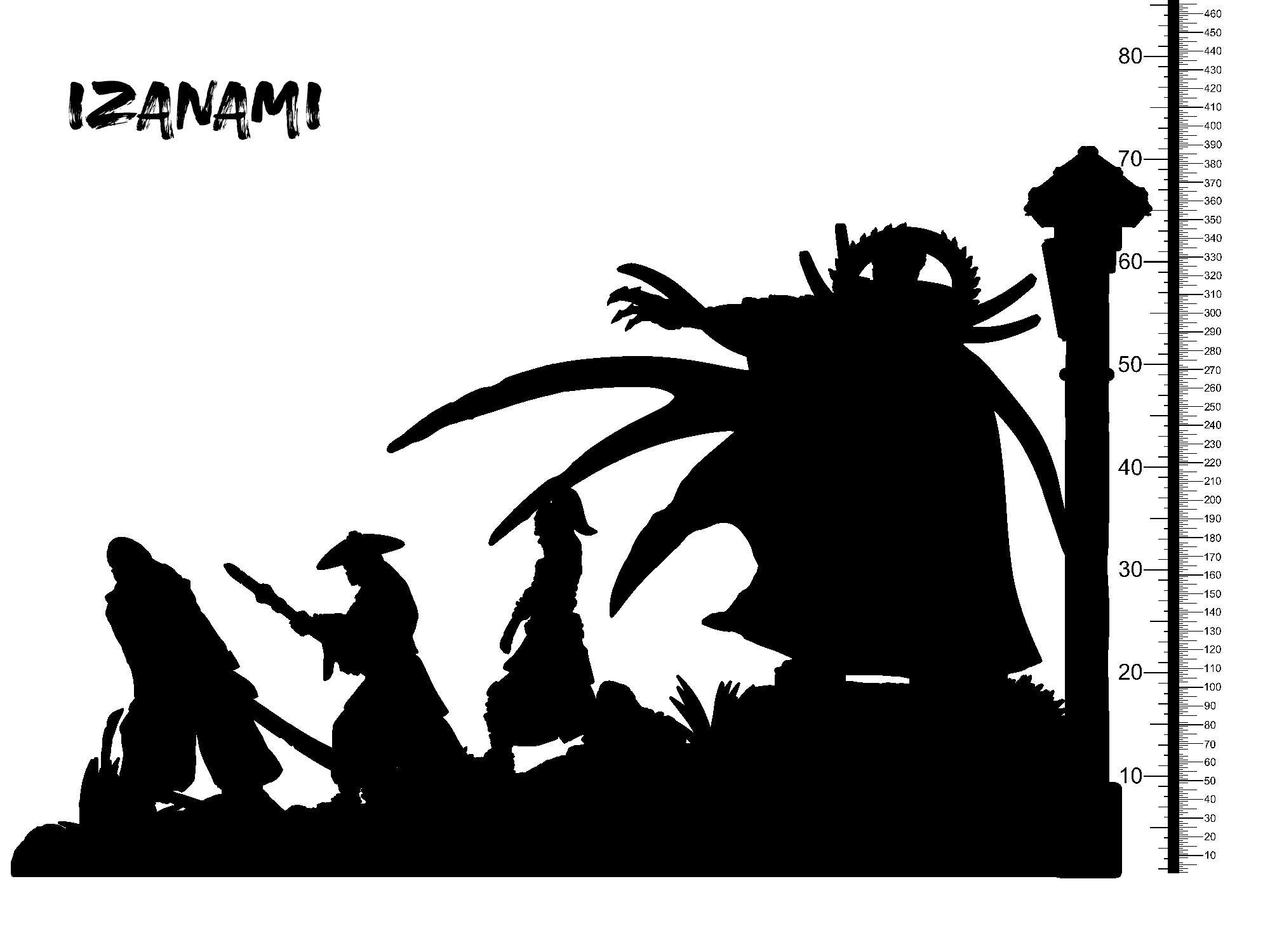 3D Printed Clay Cyanide Izanagi Japanese Deities Ragnarok D&D