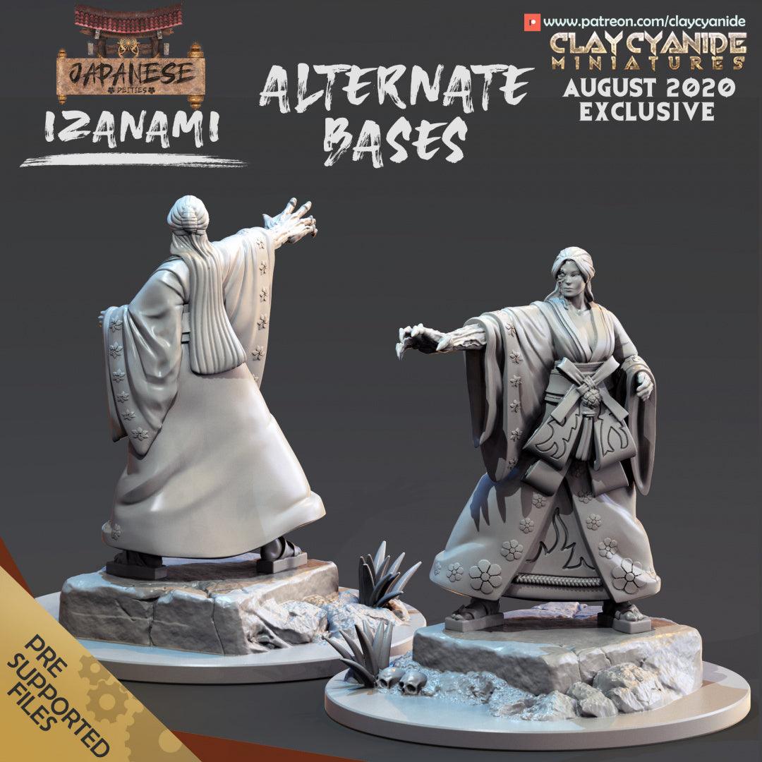 3D Printed Clay Cyanide Izanami Alternate Japanese Deities Ragnarok D&D