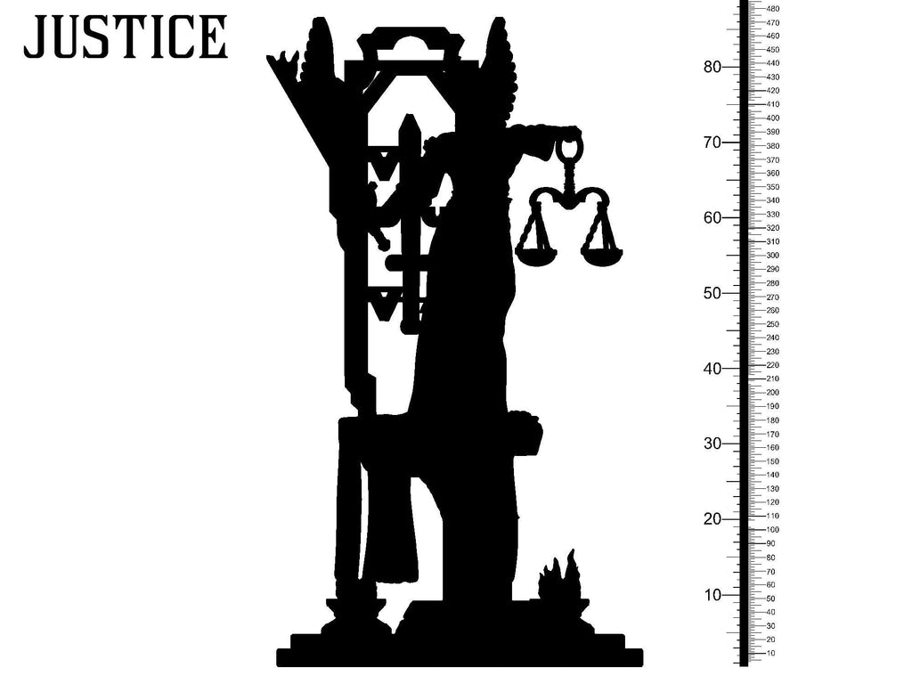 3D Printed Clay Cyanide Justice Tarot Ragnarok D&D