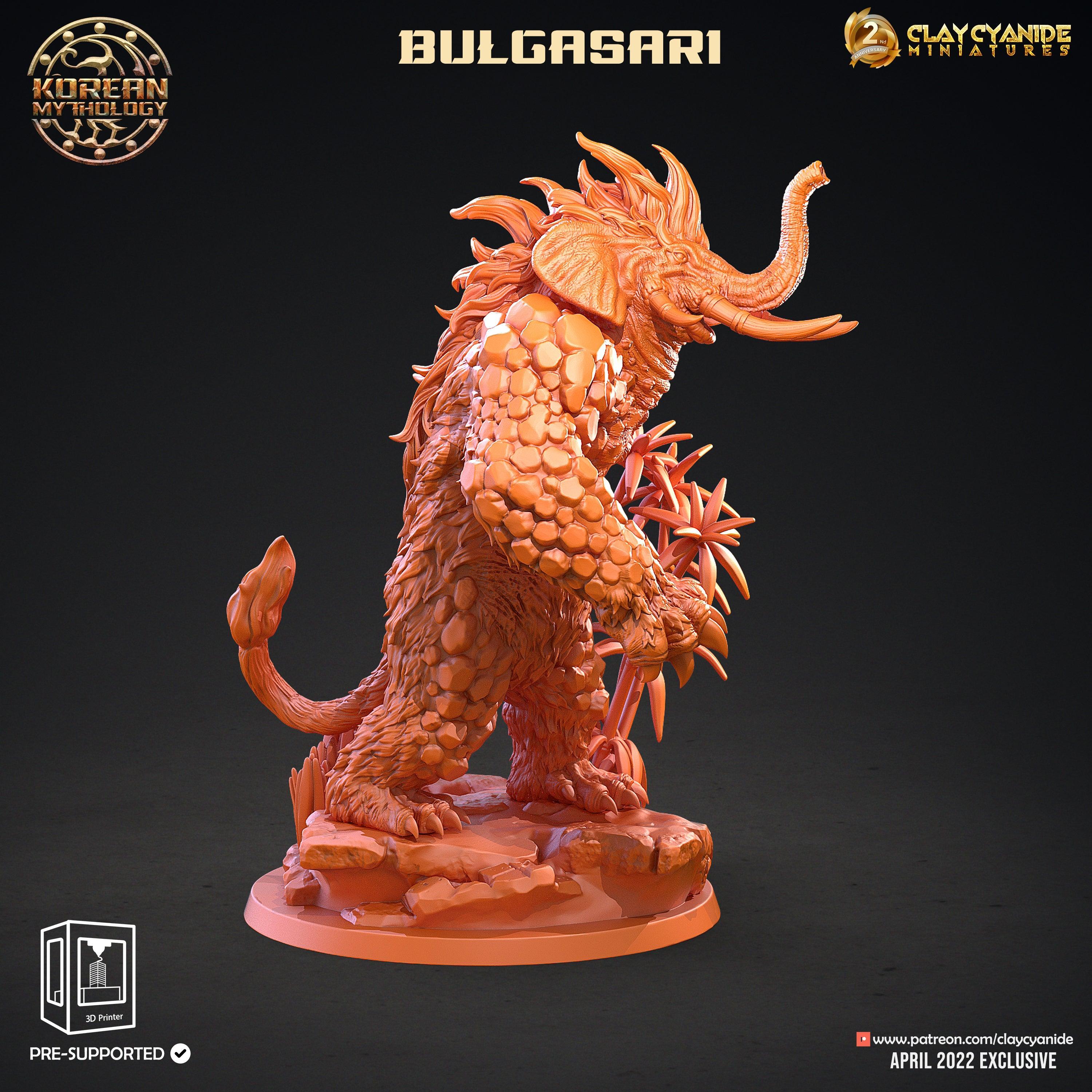 3D Printed Clay Cyanide Korean Mythology Full Set Ragnarok D&D