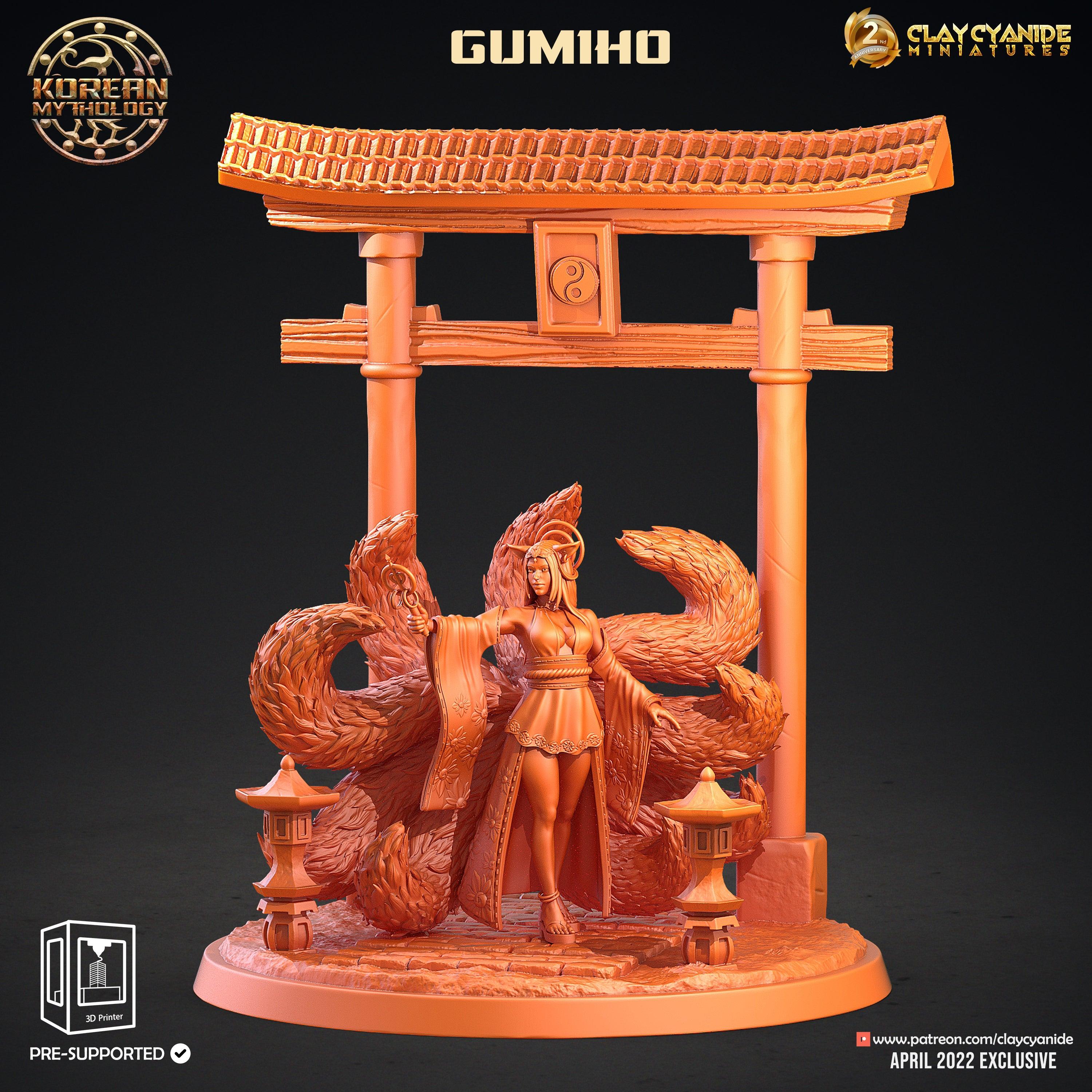 3D Printed Clay Cyanide Korean Mythology Full Set Ragnarok D&D