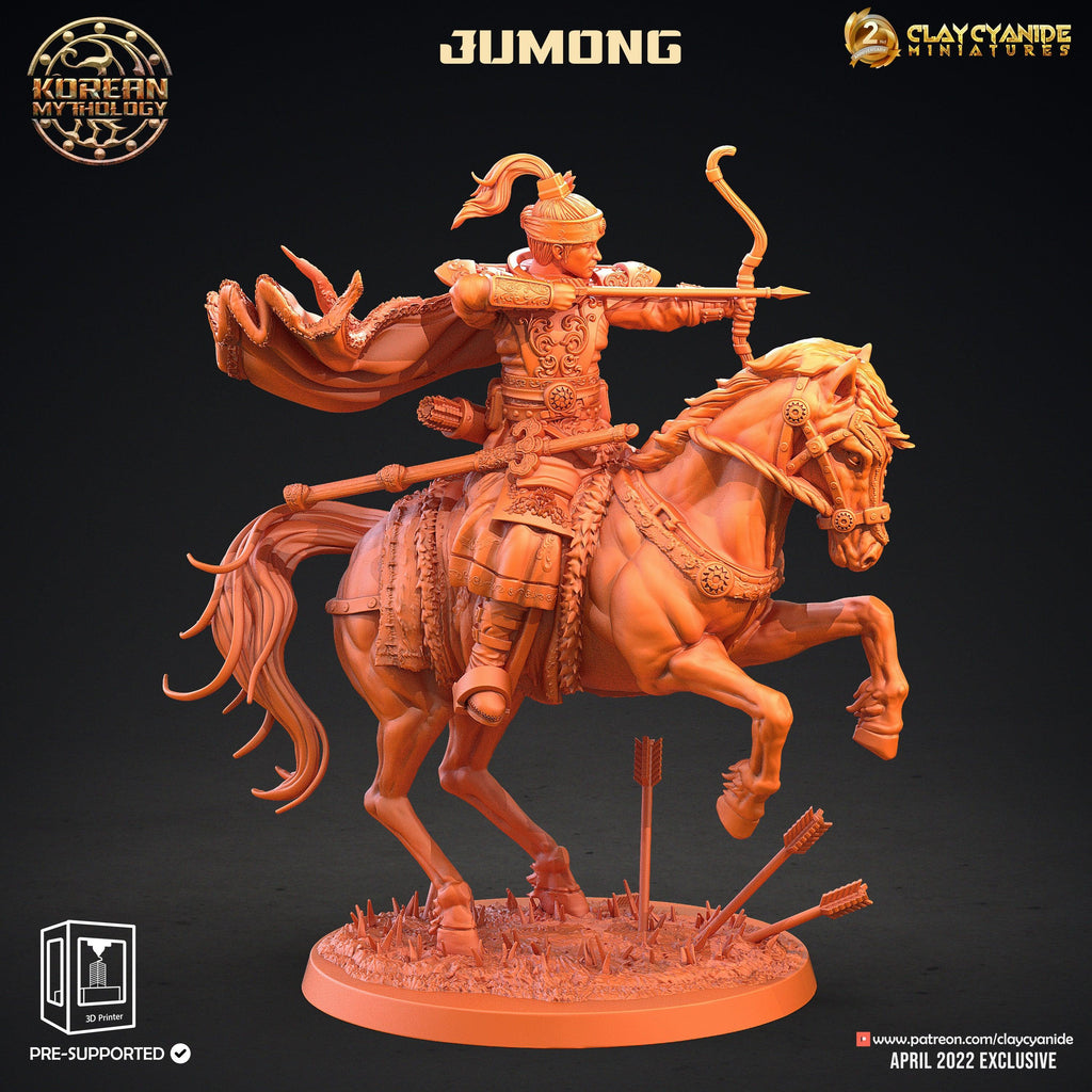 3D Printed Clay Cyanide Korean Mythology Full Set Ragnarok D&D