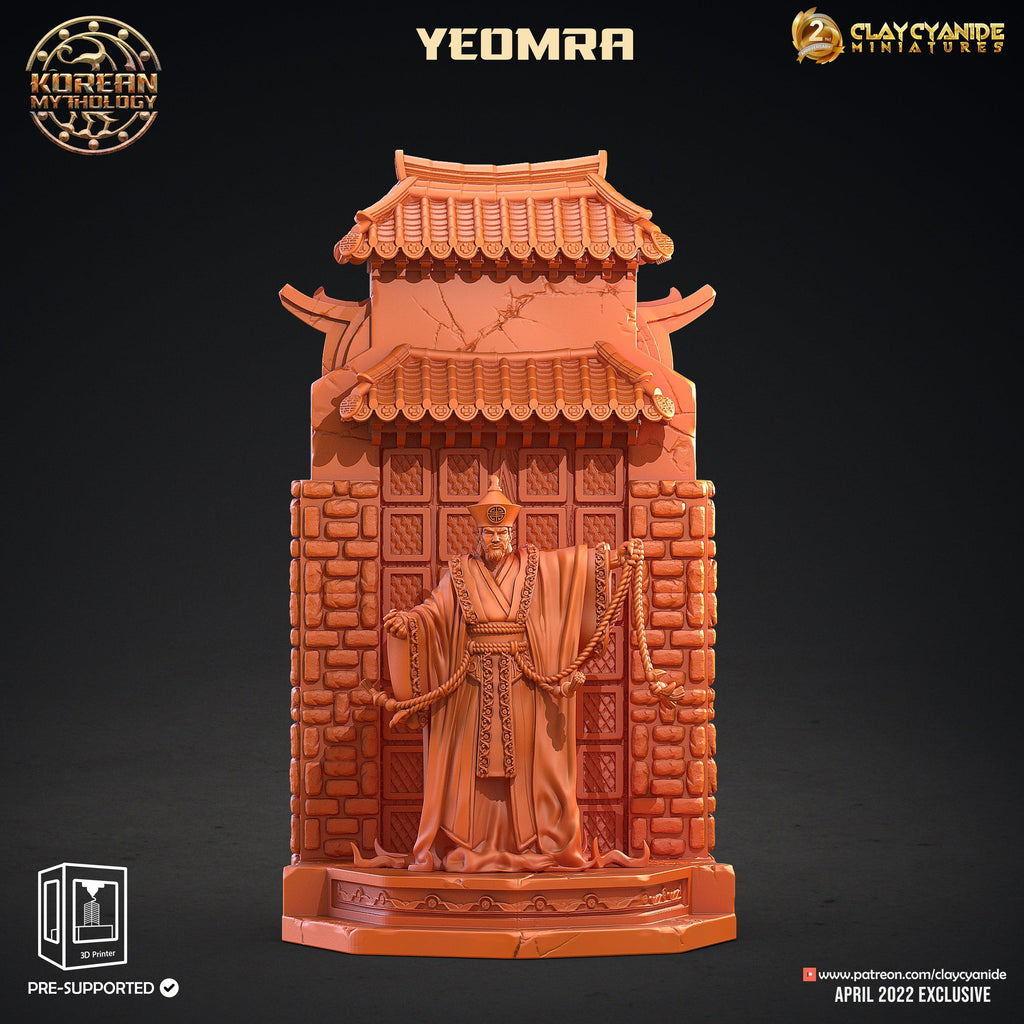 3D Printed Clay Cyanide Korean Mythology Full Set Ragnarok D&D