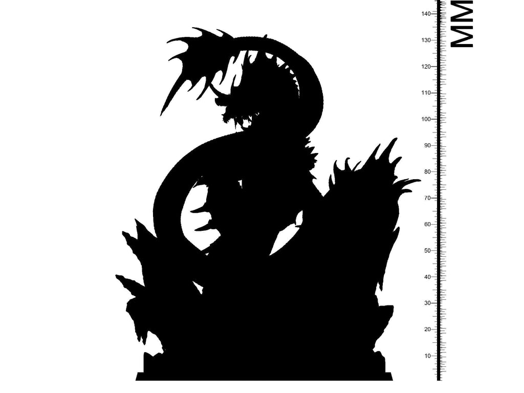 3D Printed Clay Cyanide Lochness Monster The Chronicles of Atlantis 28 32 mm D&D