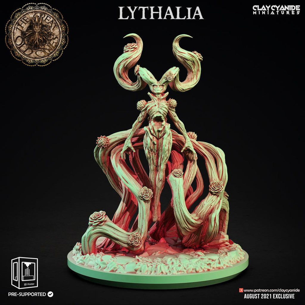 3D Printed Clay Cyanide Lythalia Great Old Gods Ragnarok D&D