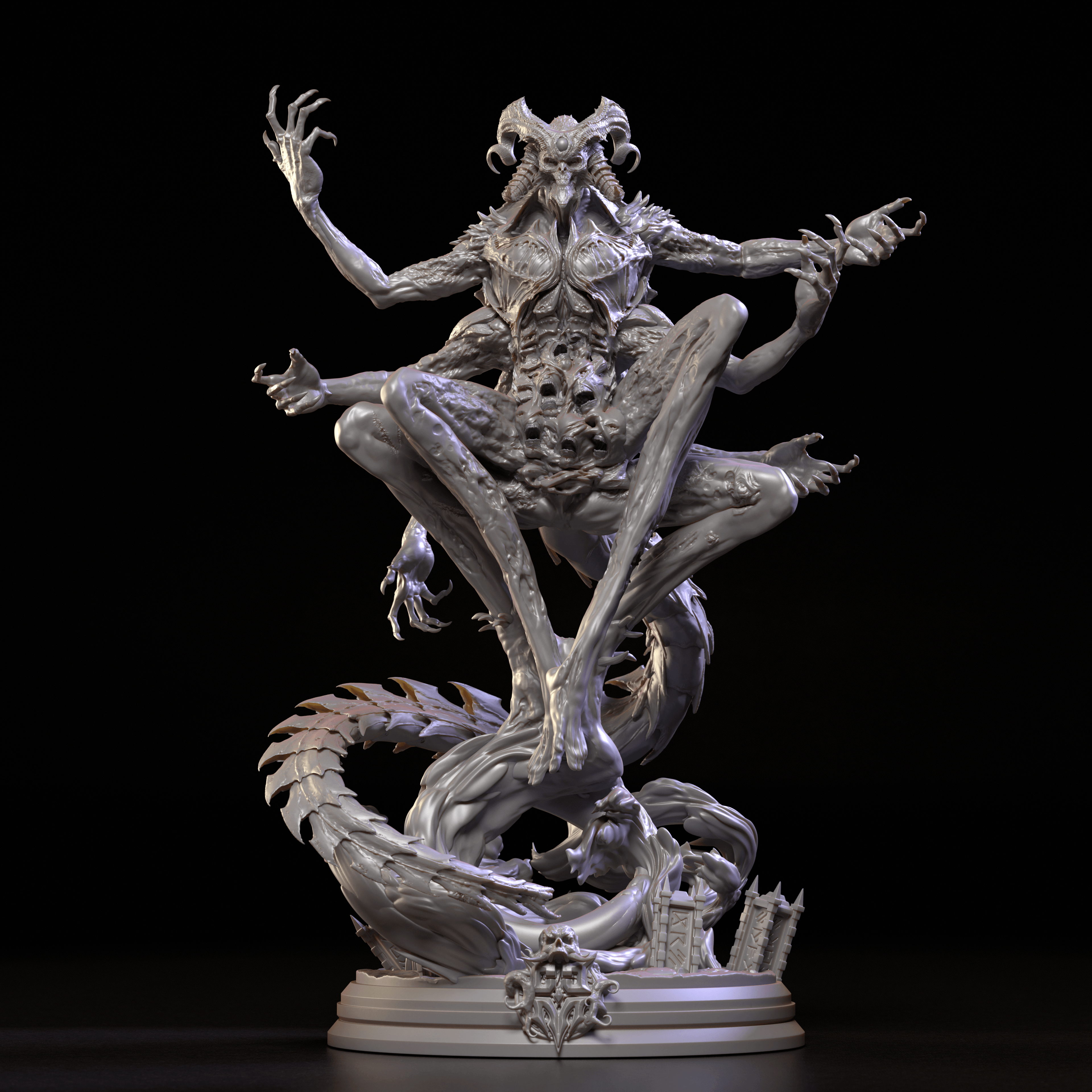 3D Printed Clay Cyanide Mbwiri 28 32 mm D&D
