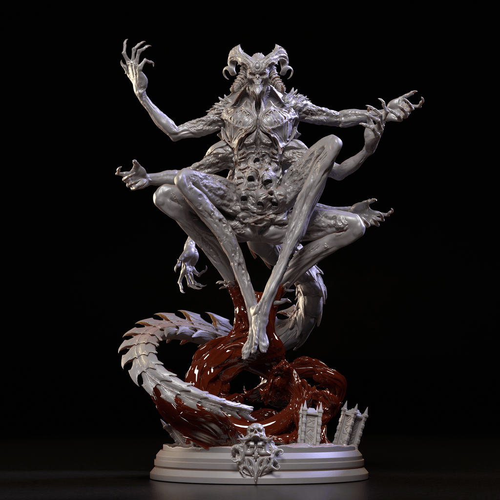 3D Printed Clay Cyanide Mbwiri 28 32 mm D&D
