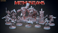 3D Printed Clay Cyanide Methuselans Vampires Tribes Factions Ragnarok D&D