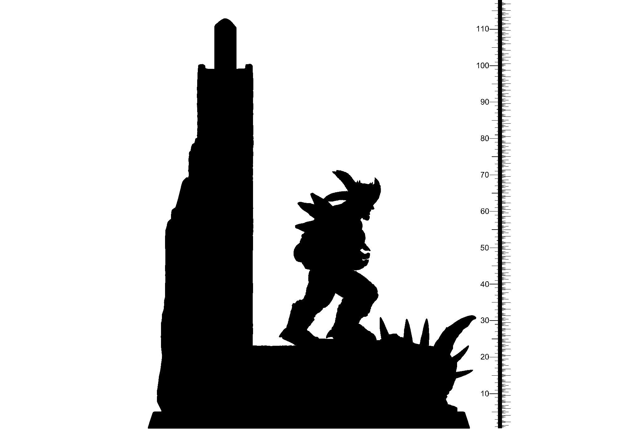 3D Printed Clay Cyanide Phlegyas Dante's Inferno 28mm-32mm Ragnarok D&D