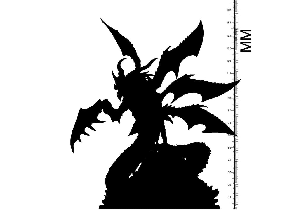 3D Printed Clay Cyanide Princess of Hell Ragnarok D&D