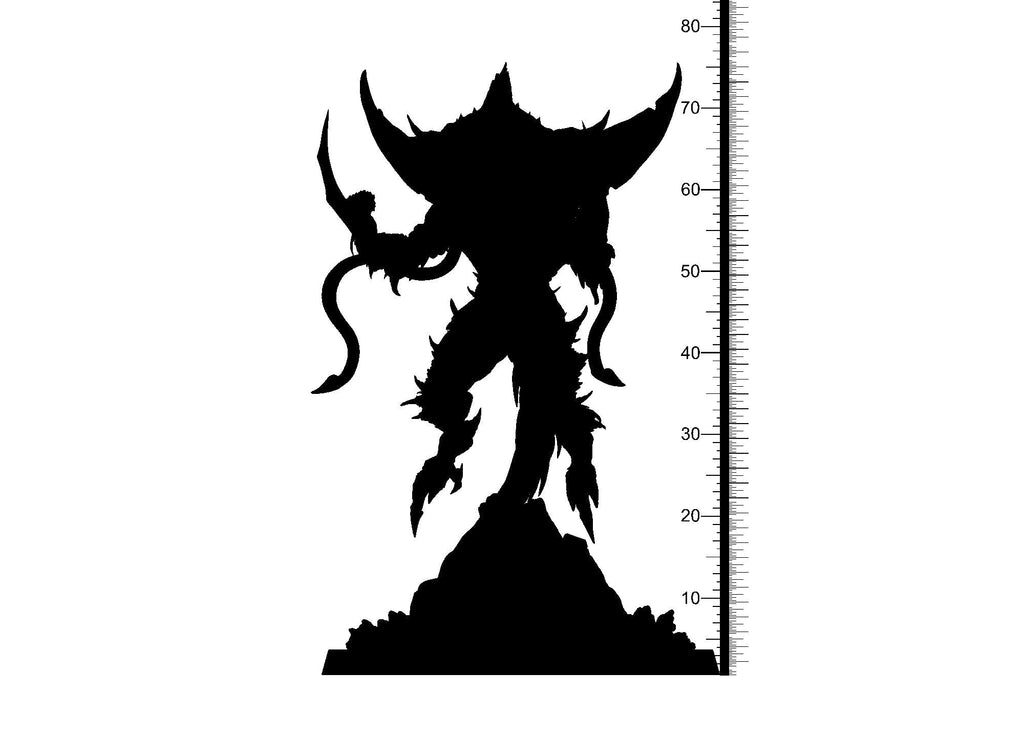 3D Printed Clay Cyanide Punga Maori Mythos 28mm-32mm Ragnarok D&D