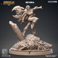 3D Printed Clay Cyanide Red Sonja 28-32mm Hyborian Age Ragnarok D&D
