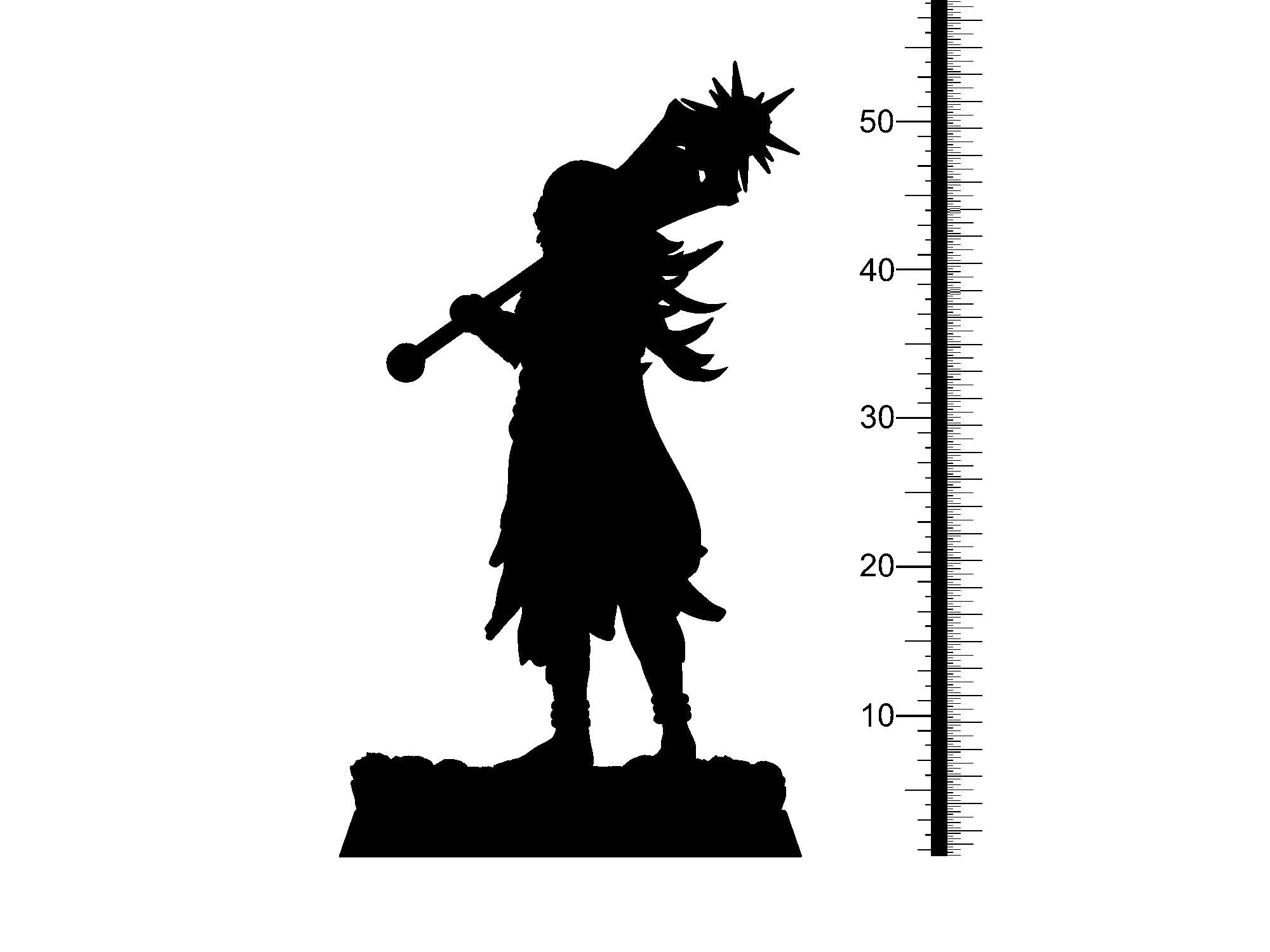 3D Printed Clay Cyanide Rostam Kingdom of Persia 28 32 mm D&D