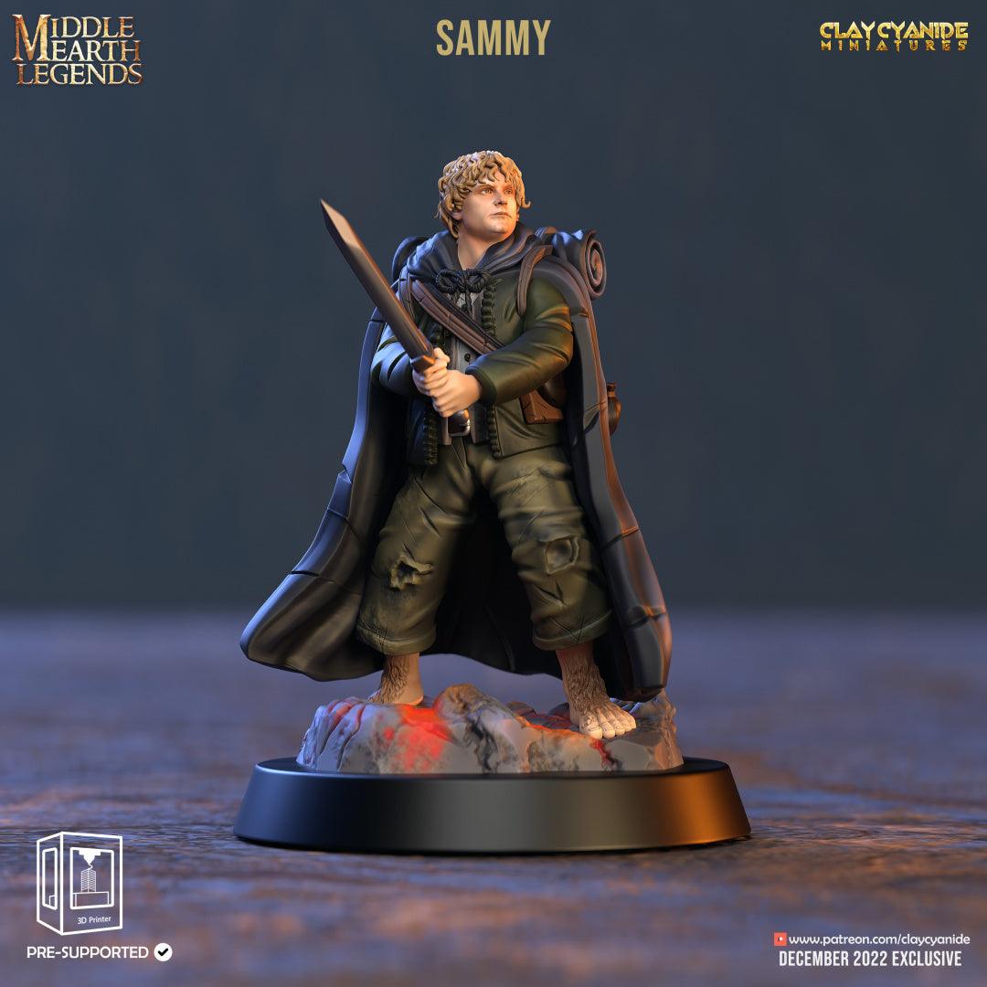 3D Printed Clay Cyanide Sammy Middle Earth Legends 28 32 mm D&D
