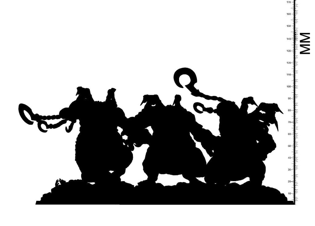 3D Printed Clay Cyanide Santiago Tartalo Euskal Mythology 28 32 mm D&D