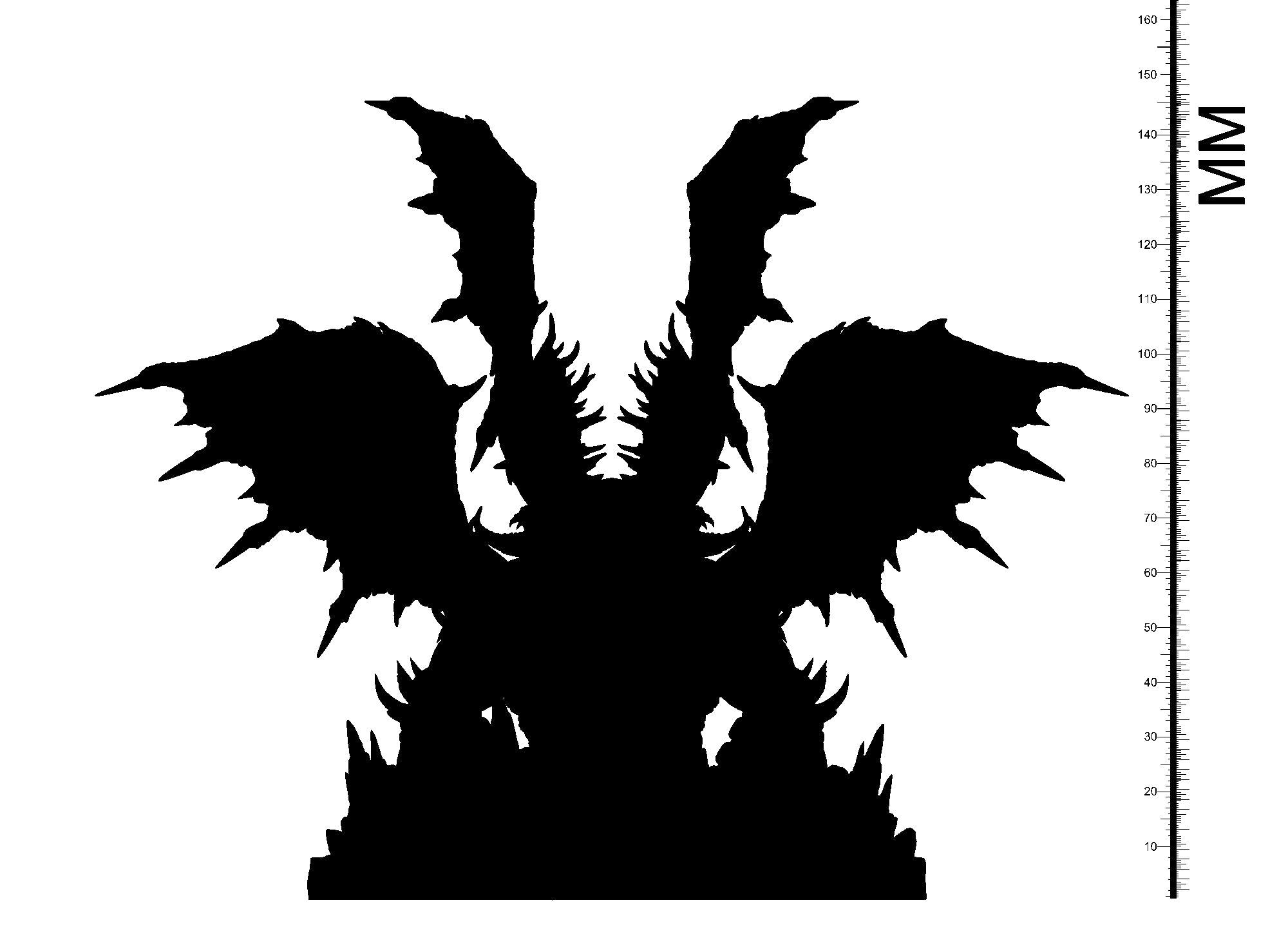 3D Printed Clay Cyanide Satan Devil 28mm-32mm Ragnarok D&D