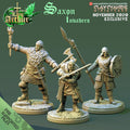 3D Printed Clay Cyanide Saxon Invaders The Legend of King Arthur Ragnarok D&D